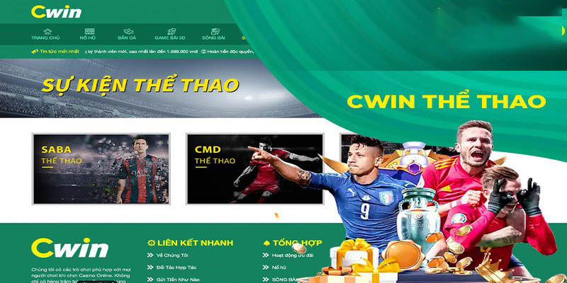 Thể thao CWIN là thương hiệu giải trí nổi tiếng